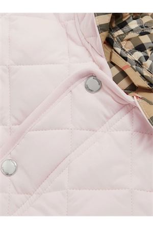 cappotto in poliestere rosa BURBERRY KIDS | 8053911A2889